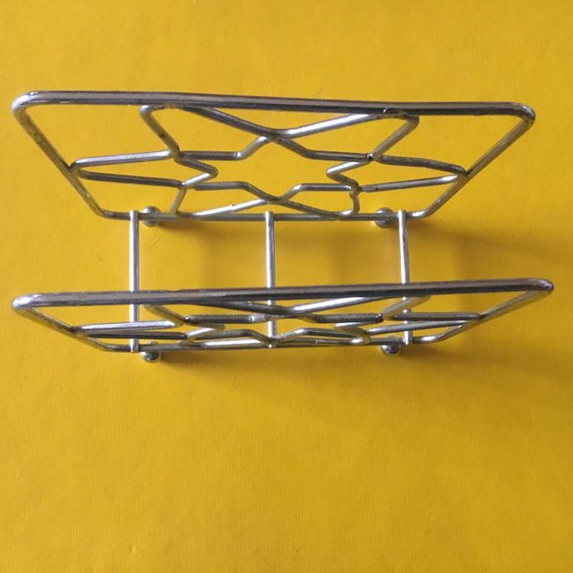 Servilletero madera metal Vintage nórdico