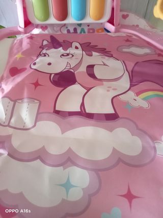 Manta de juegos de bebe con música