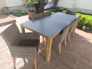 Conjunto comedor jardín (Precio algo negociable)