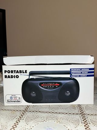 Radio vintage portatile