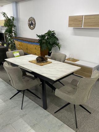 Mesa comedor extensible con 4 sillas - enviamos!