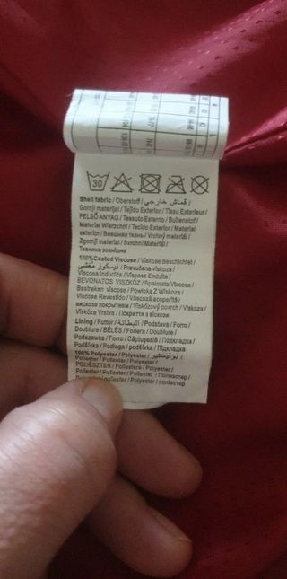 Giubbino in pelle sintetica