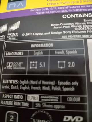 Breaking Bad Serie Completa DVD