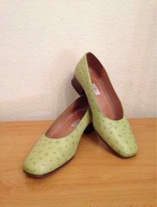 ACOSTA  Bailarinas/zapatos tacon verdes mujer 37.5