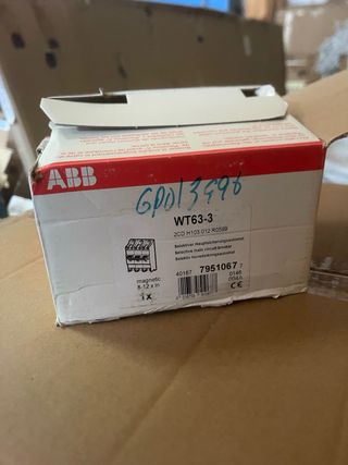 Interruptor automático ABB WT633