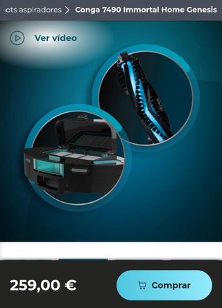 ✅ Conga 7490 Immortal Home Genesis Robot Aspirador
