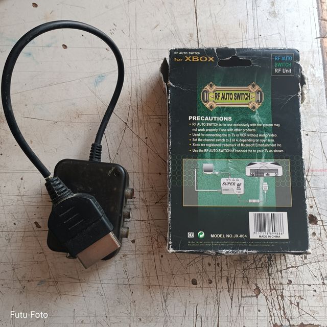cable RCA a RF Xbox clásica 