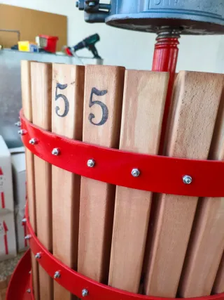 Prensa de vino hidráulica tamaño 55