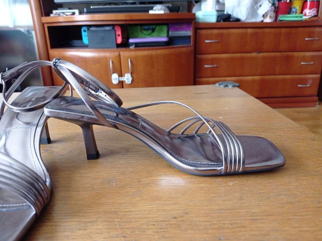 Sandalias de tacón de pull and bear