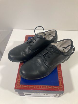 Zapatos niños azules ceremonia