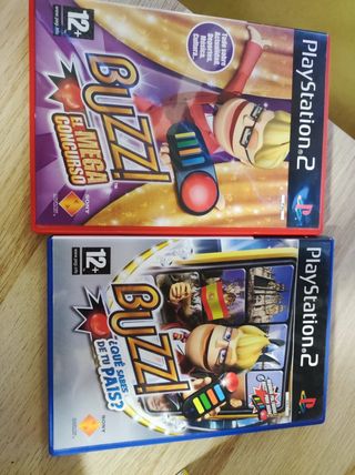 Play station 2, SingStar,buzz