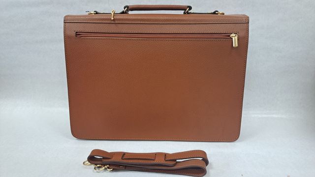 Maletín piel marrón