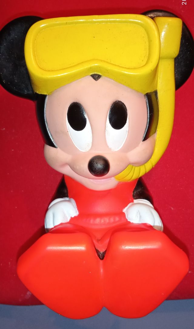 MUÑECOS DISNEY ” MICKEY Y MINNIE MOUSE" DE GOMA