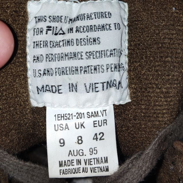 Botas Fila vintage originales 1995 - modelo SAM.VT