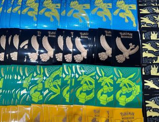 Lotto carte Pokemon 200 sleeve 