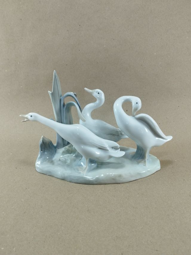 Lladró Grupo de patos 1969 porcelana