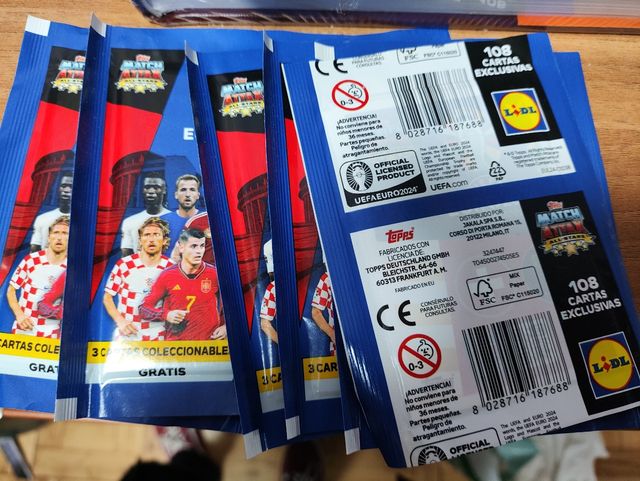 6 sobres Eurocopa 2024