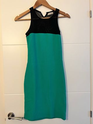 Vestido mini verde