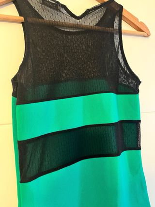 Vestido mini verde