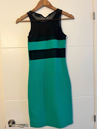 Vestido mini verde