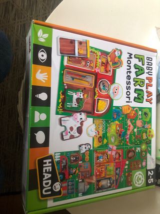 Baby play farm montessori
