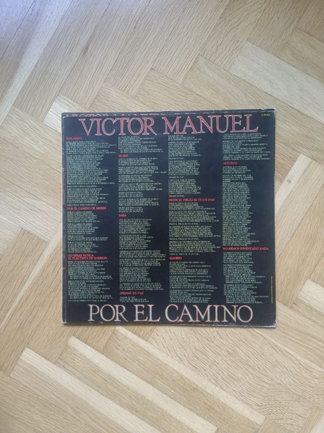 Vinilo Víctor Manuel - Por el Camino 