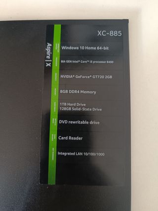 Pc sobremesa Acer Aspire X