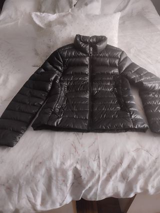 Plumas MNG negro talla M