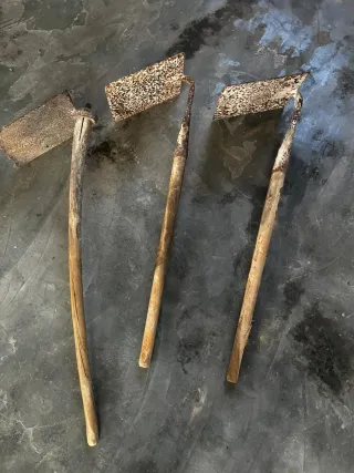 Pales paleta. Pala albañil Aixades i rasclets.