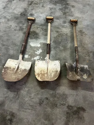 Pales paleta. Pala albañil Aixades i rasclets.