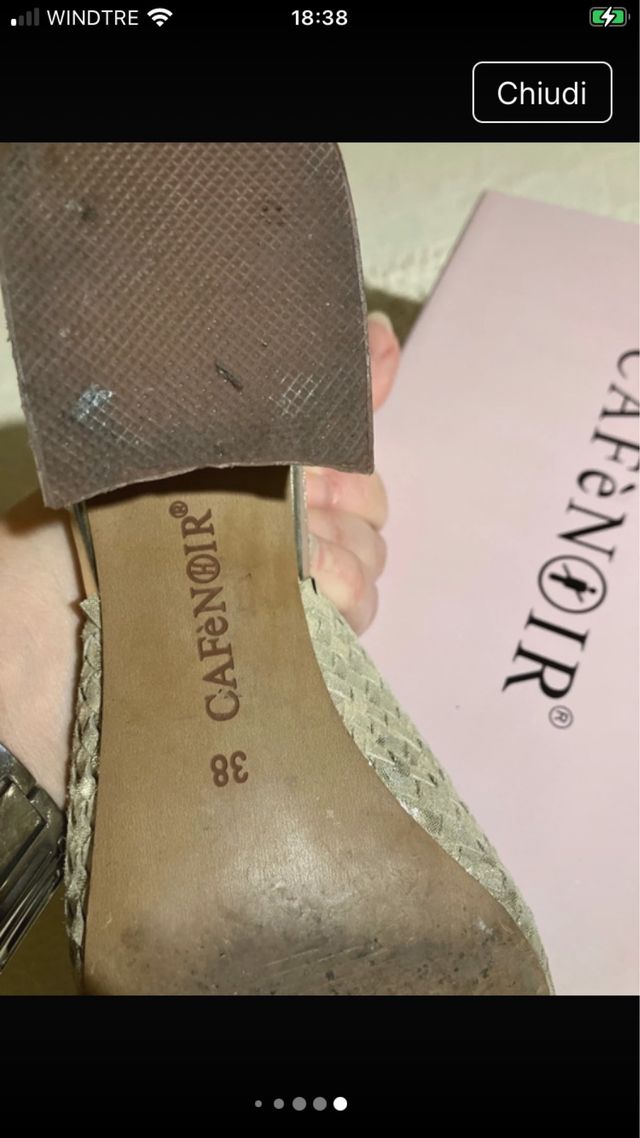 Sandali Caffe’Noir tg 38