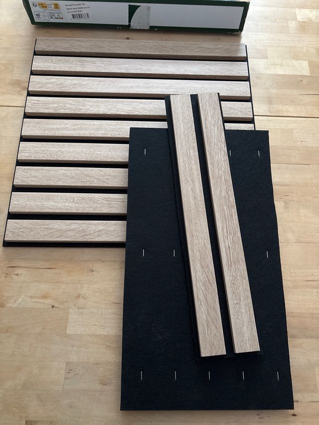 Panel acustico decorativo madera decowall