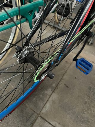 Bicicleta fixie con rueda flip flop 