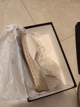 Alpargatas novia talla 43