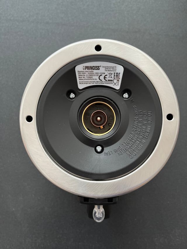 Hervidor de agua Princess 1L en acero inoxidable