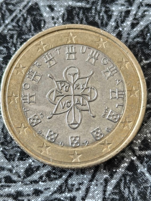 1 euro Portugal con fallos