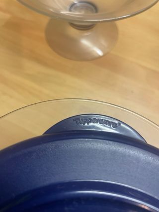 6 coppette gelato frutta Tupperware con coperchi