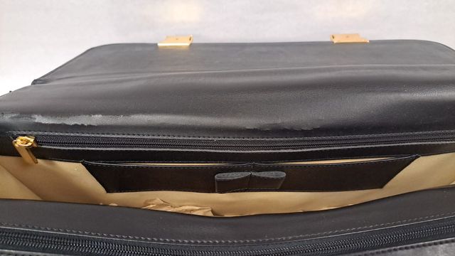 Maletin de piel Negro