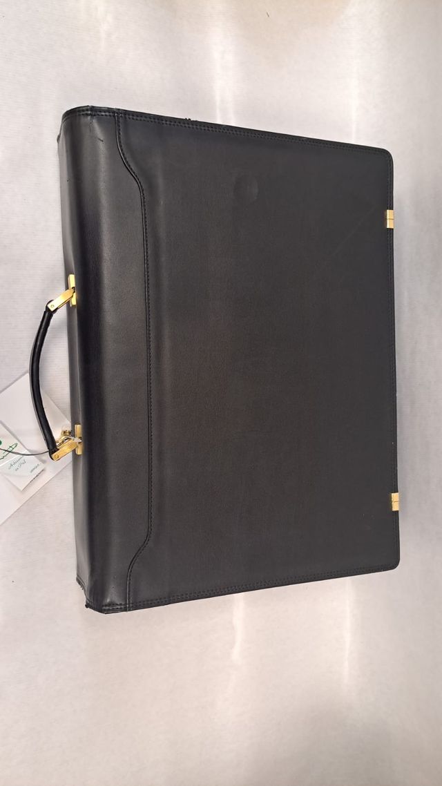 Maletin de piel Negro