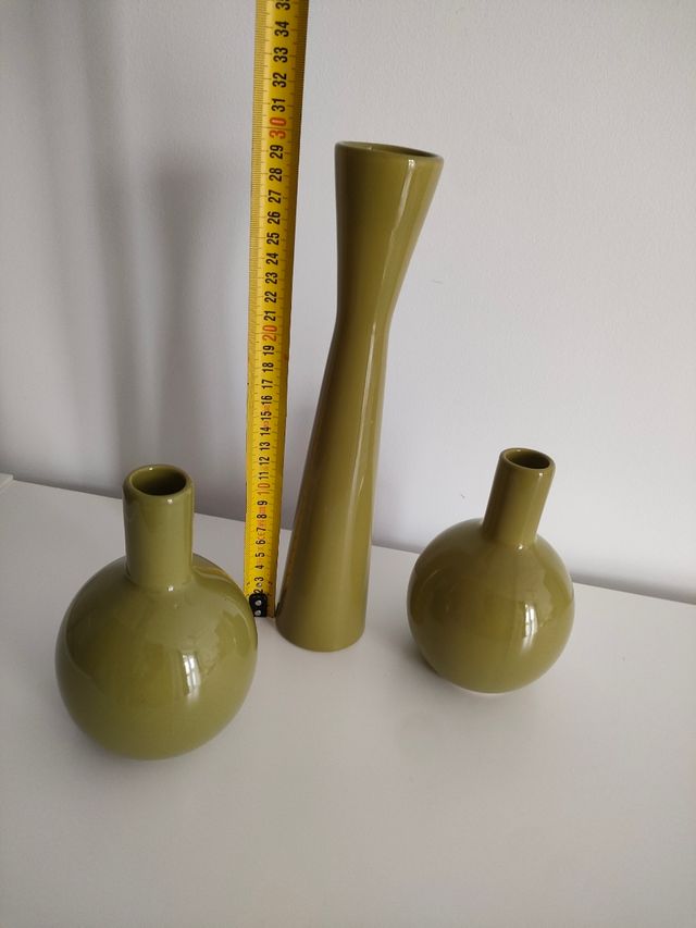Juego de 3 jarrones decorativos
