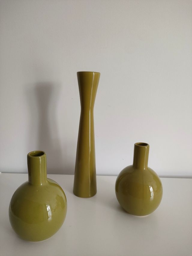 Juego de 3 jarrones decorativos