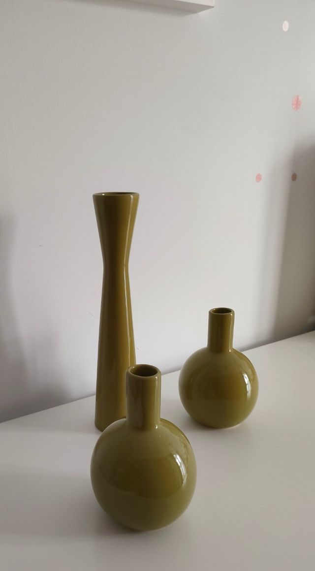 Juego de 3 jarrones decorativos