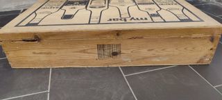 Scatola legno vintage per vino
