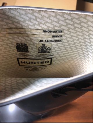 Botas Hunter gris metalico 