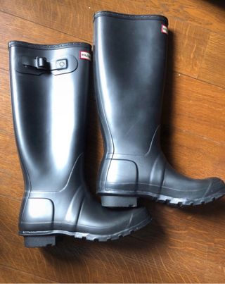 Botas Hunter gris metalico 