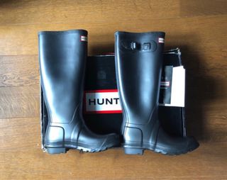 Botas Hunter gris metalico 