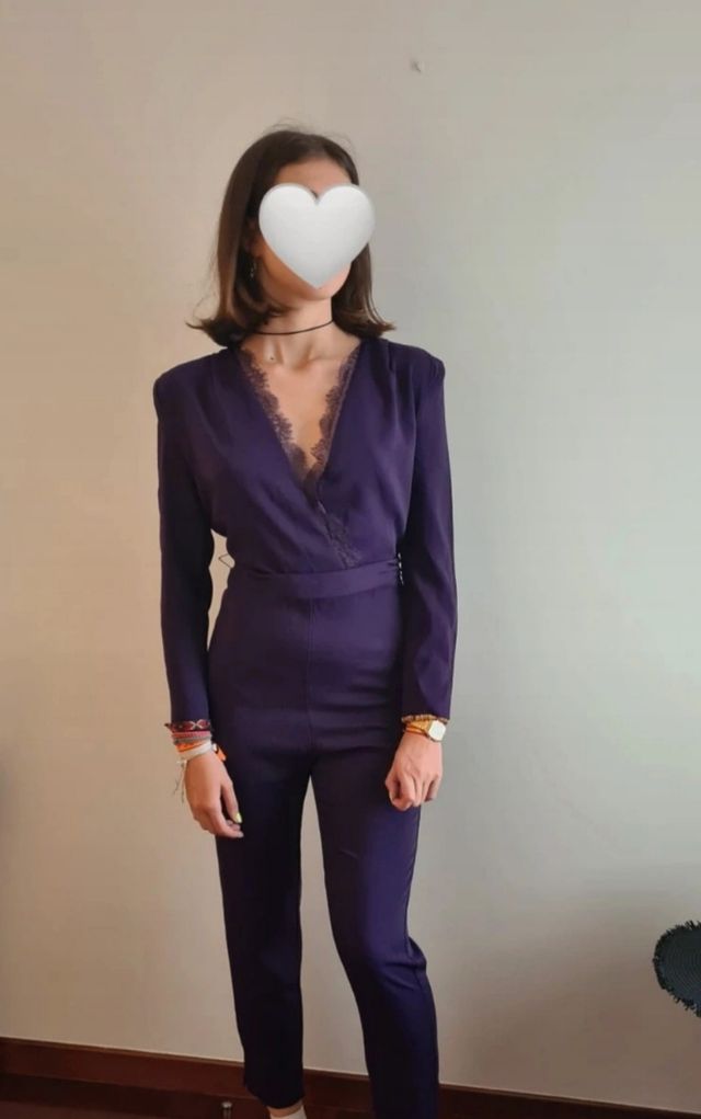 Mono morado Mango XS