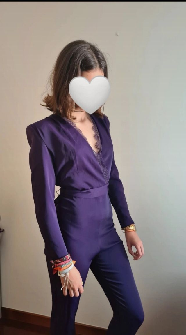 Mono morado Mango XS