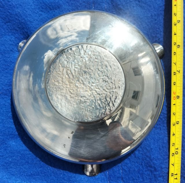 Alpaca cenicero con escudo Galicia