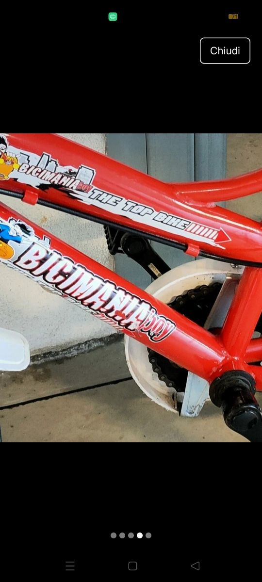 Bicicletta 16 pollici